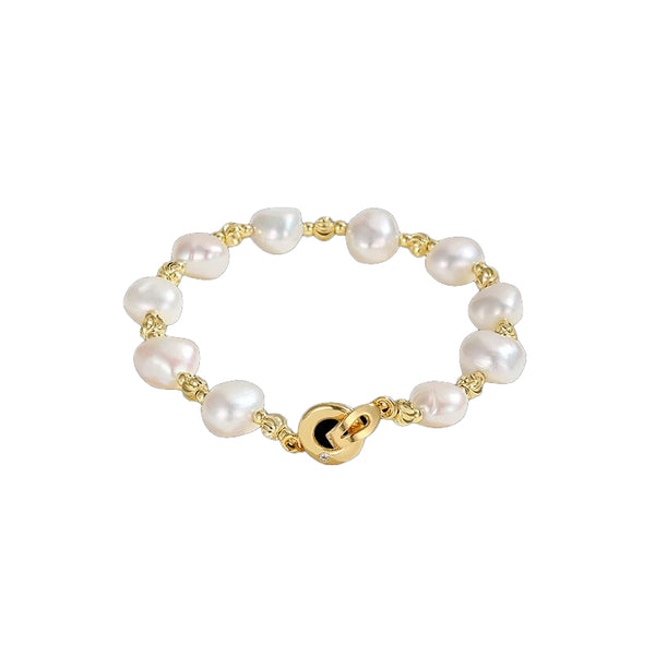 Baroque Pearl Round Bracelet