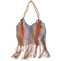 Cotton Rope Woven Tassel Tote Net Bags