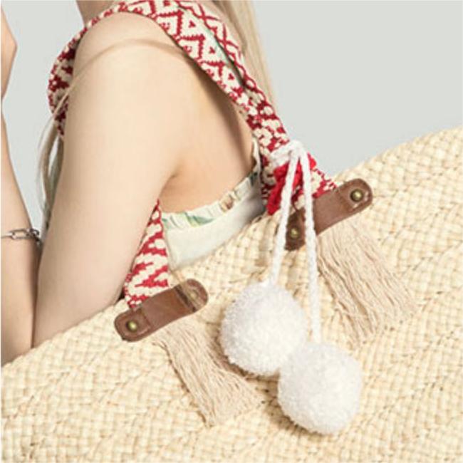 Hairball Handmade Straw Bag