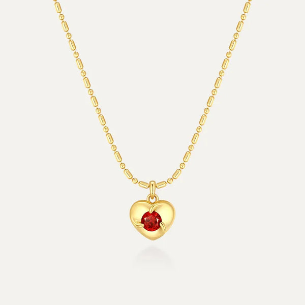 Heartbeat Zircon Necklace