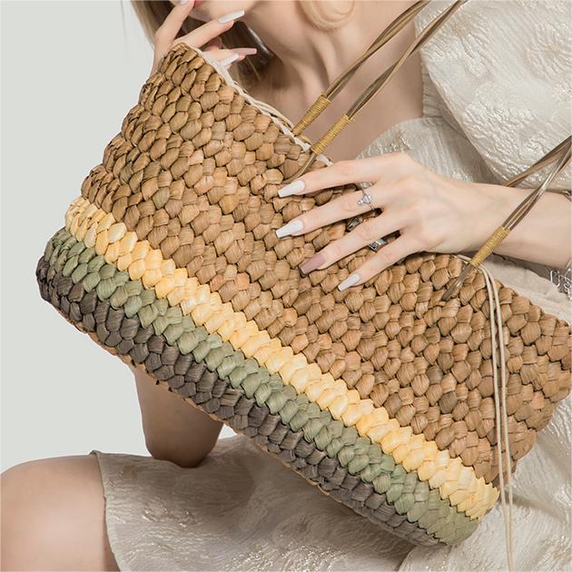 Maillard Style Handmade Straw Bag