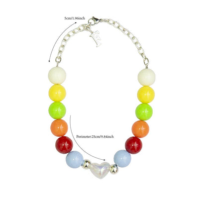 Pet Necklace-Rainbow Series-Big Rainbow