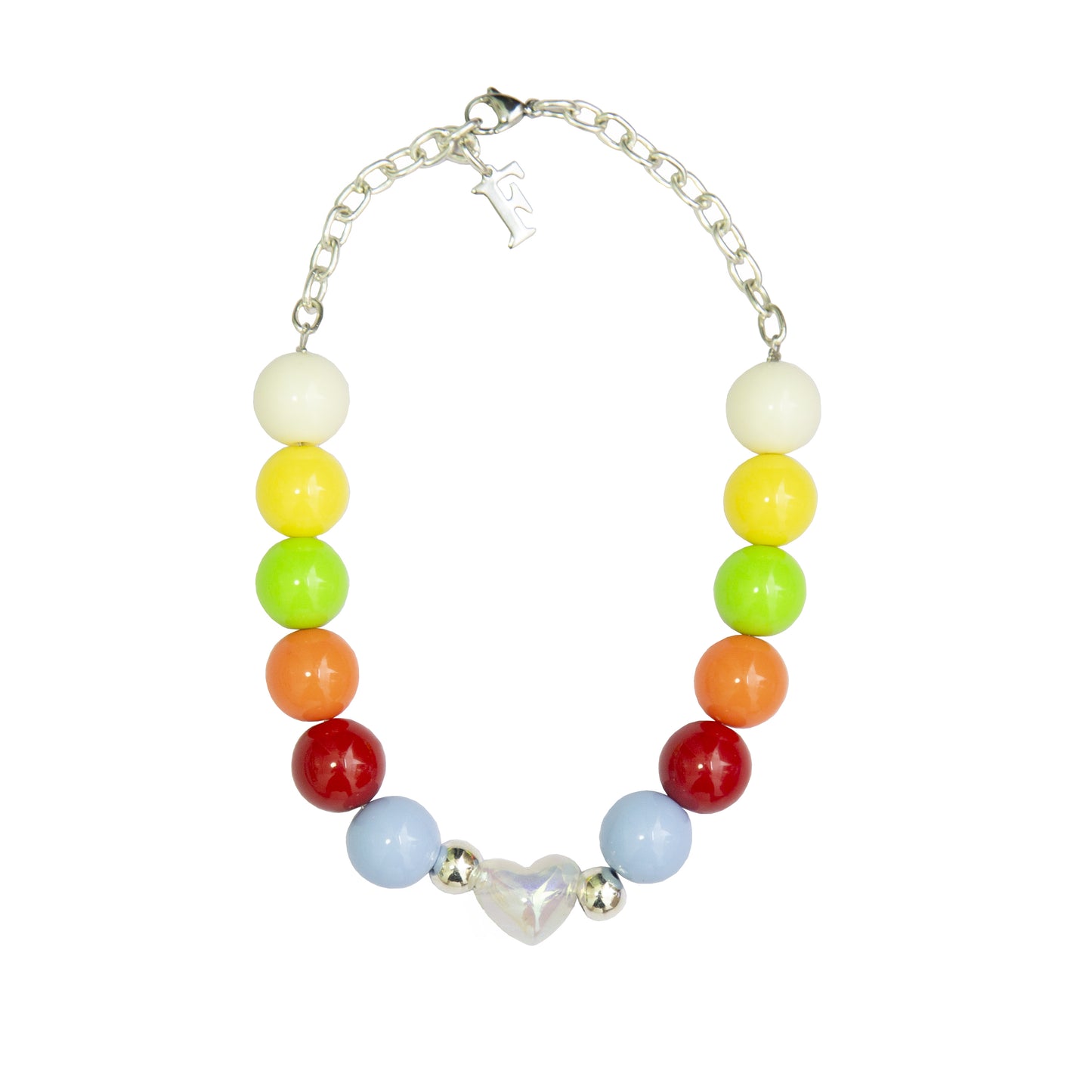 Pet Necklace-Rainbow Series-Big Rainbow