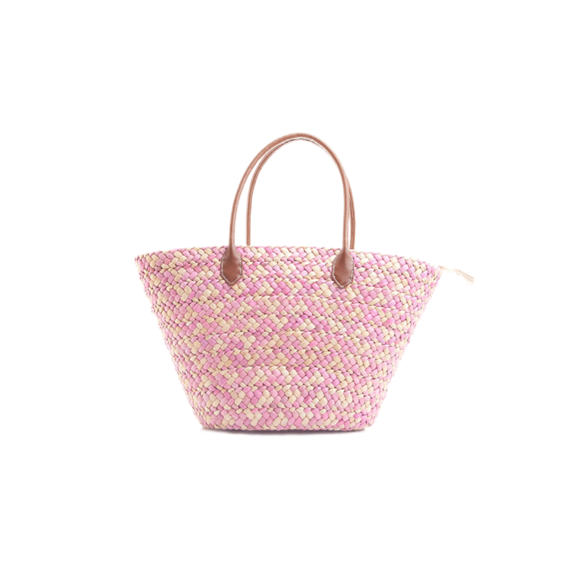 Santoril Style Handmade Straw Bag