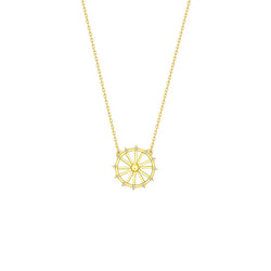 Spinning Happy Ferris Wheel Necklace